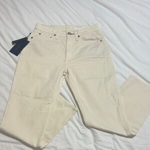 Rag & Bone Cream Denim Pants